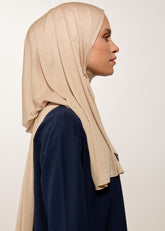 Rabia Z - Jarsey Bej Şal